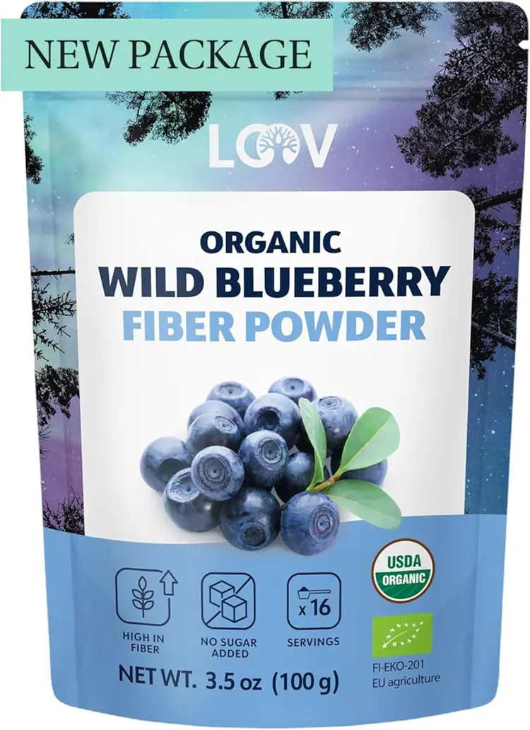 LOOV Organic Wild Blueberry Powder 100g