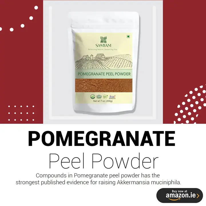 SAMYAM Pomegranate Peel Powder 200g — available on Amazon.ie