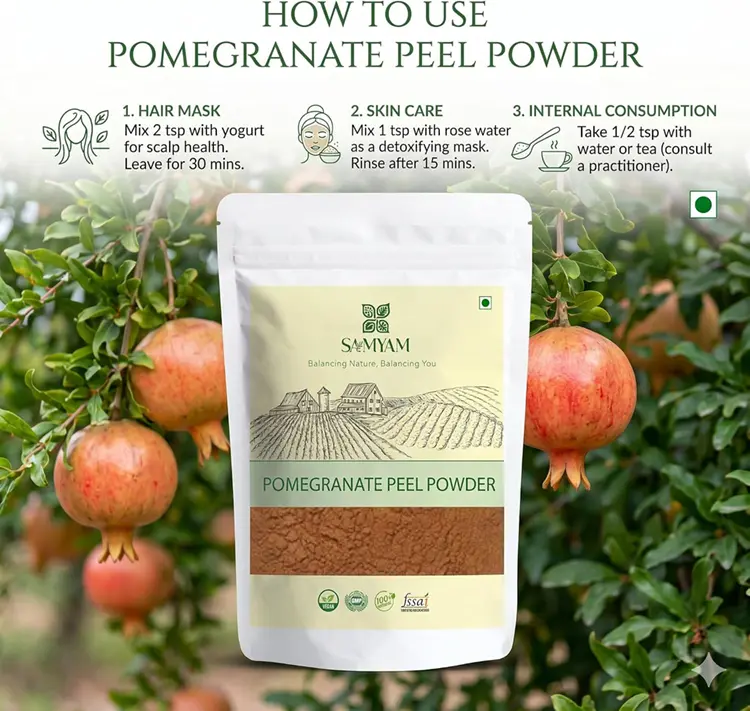 Pomegranate Peel Powder detail