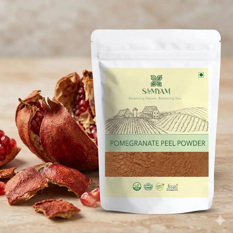 Pomegranate Peel Powder label